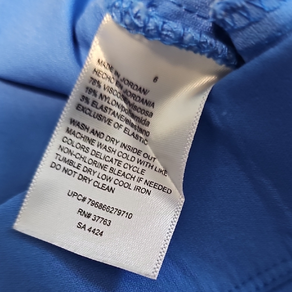 Rafaella Sky Blue Comfort Pants - Picture 3 of 4